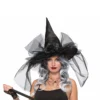 Deluxe Costume Witch Hat With Bows