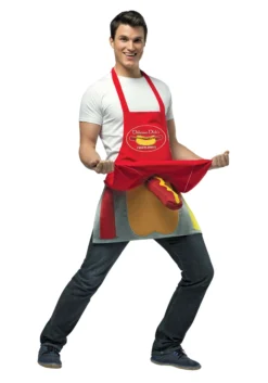 Dirty Hot Dog Apron -Fun Costumes Shop dirty apron hot dog alt 1