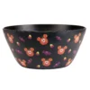 Disney Mickey Pumpkin Black Bamboo Tossed Salad Bowl