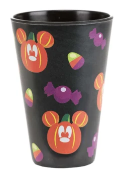 Adult Disney Mickey Pumpkins Tossed Black Tumblers Set Of 4