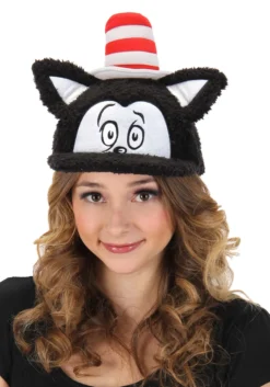 Dr. Seuss Cat In The Hat Fuzzy Adult Cap
