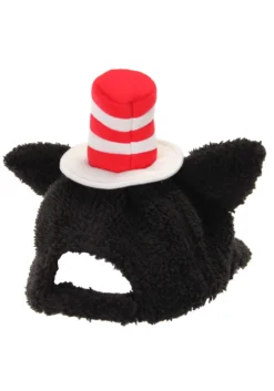 Dr. Seuss Cat In The Hat Fuzzy Adult Cap 12 Dr. Seuss Cat In The Hat Fuzzy Adult Cap -Fun Costumes Shop dr seuss cat in the hat fuzzy cap alt 4