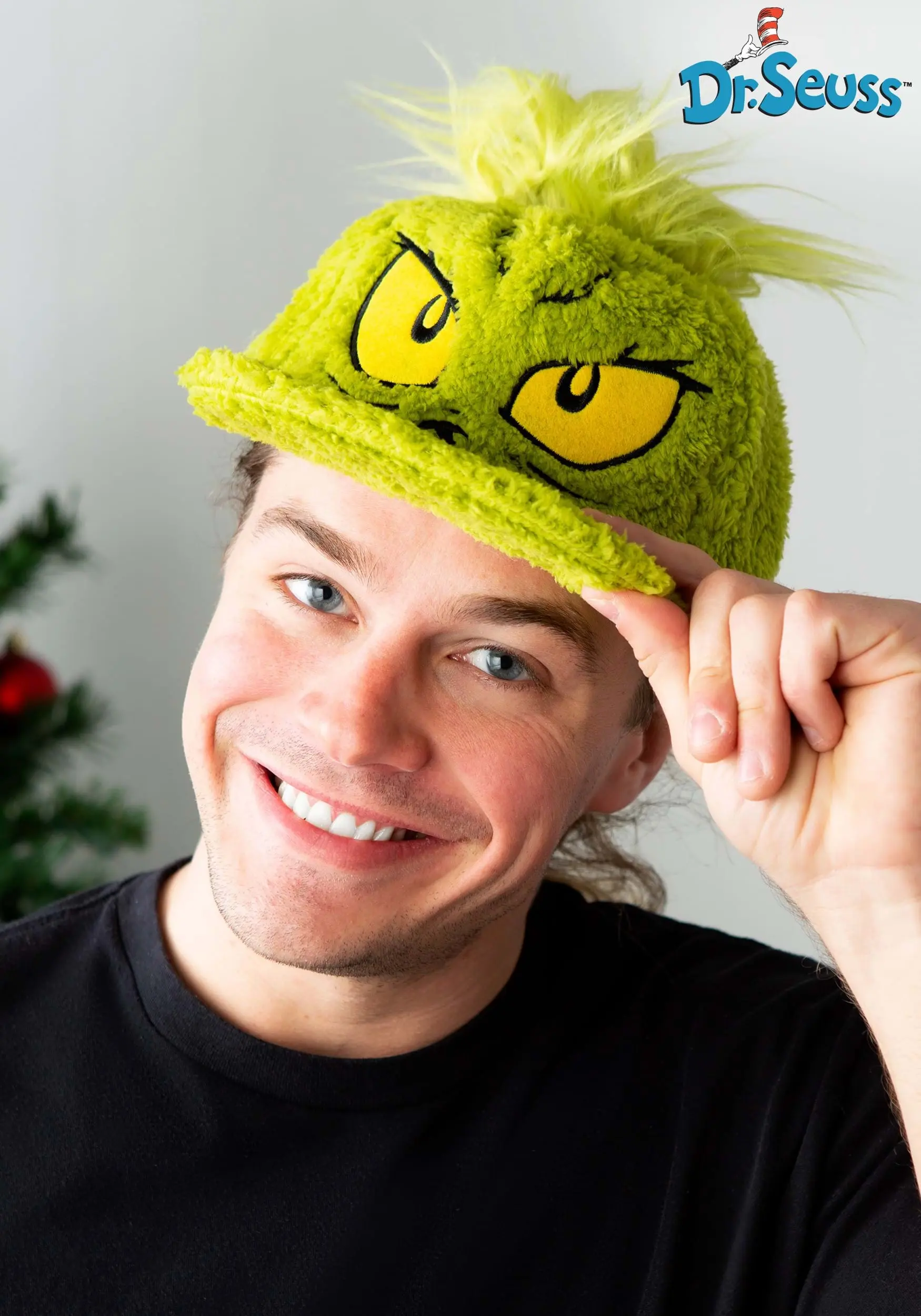 Dr. Seuss Grinch Fuzzy Cap 1 Dr. Seuss Grinch Fuzzy Cap