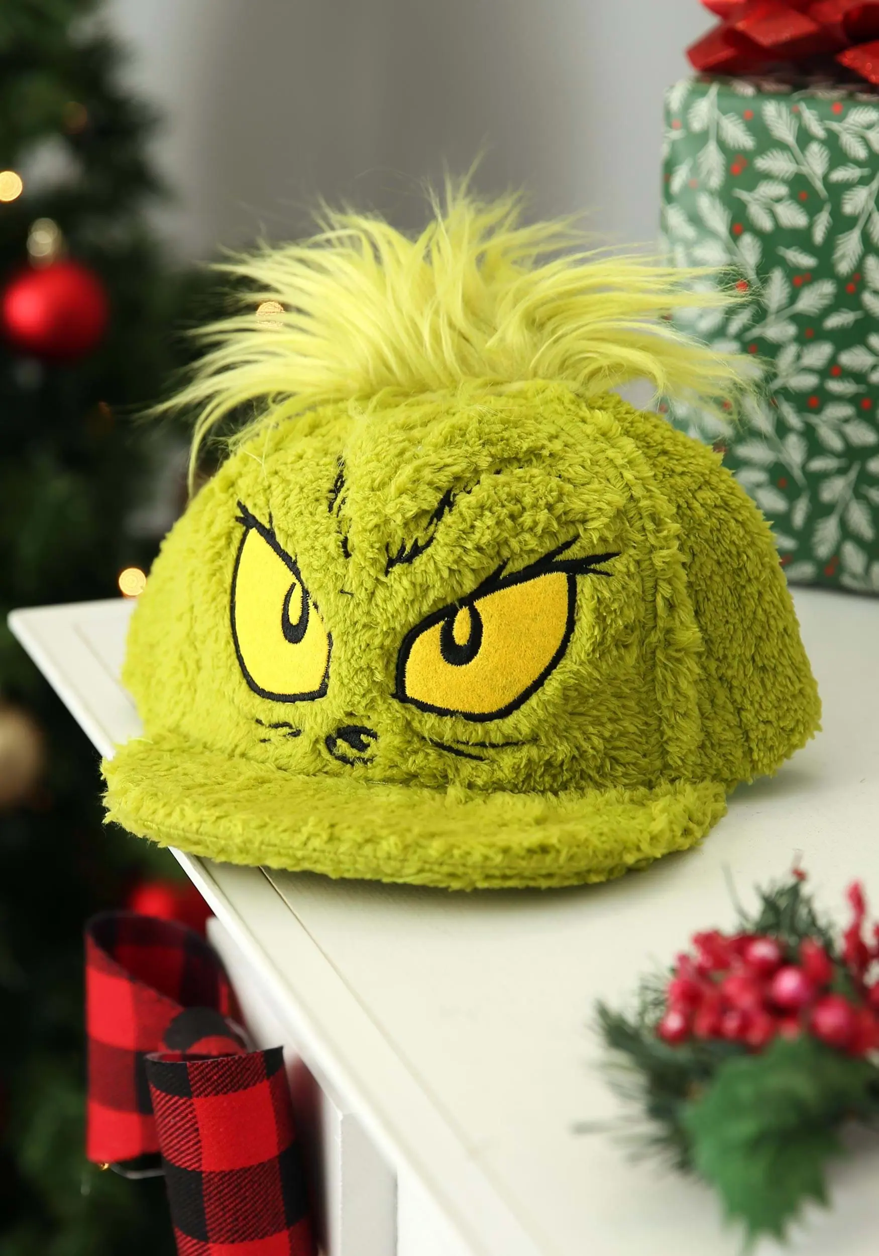 Dr. Seuss Grinch Fuzzy Cap 8 Dr. Seuss Grinch Fuzzy Cap - Image 8