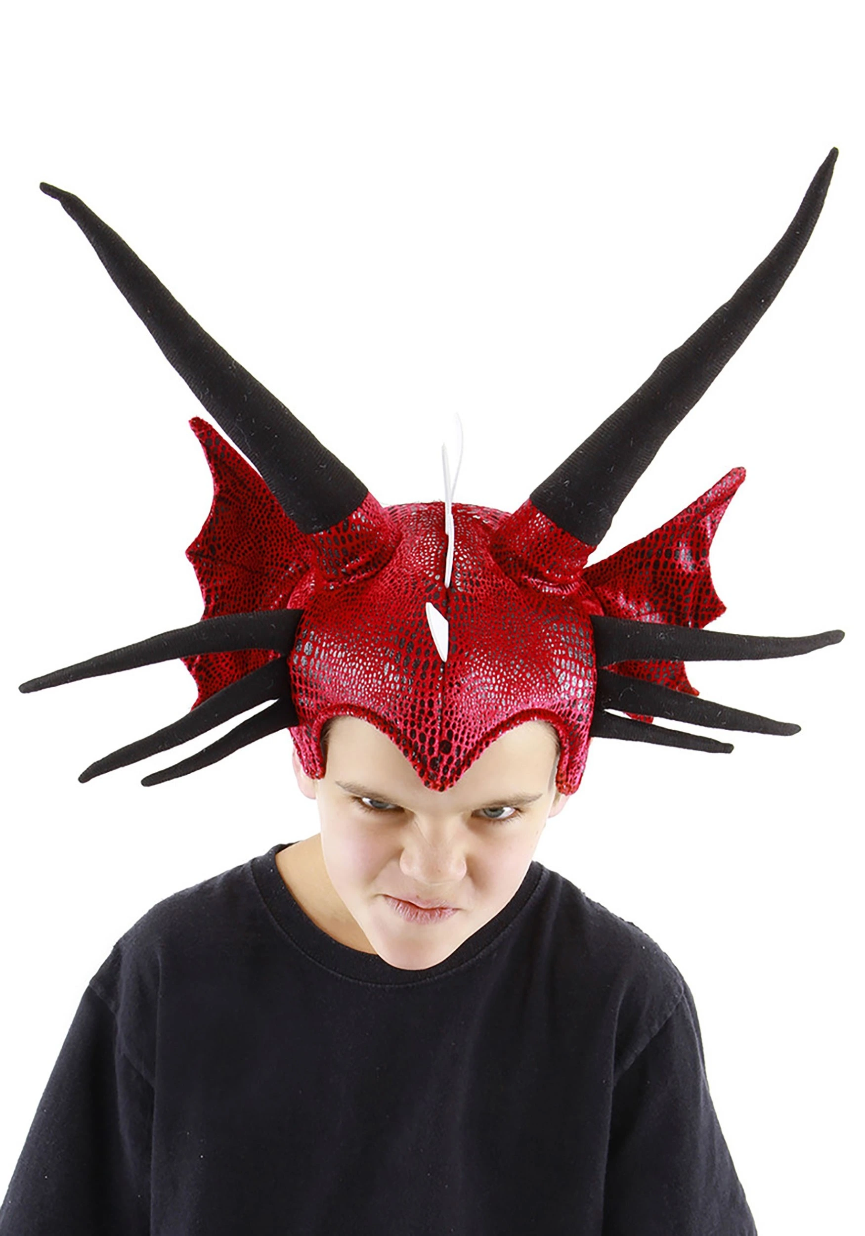 Soft Horned Dragon Costume Hat Accessory 2 Soft Horned Dragon Costume Hat Accessory - Image 2