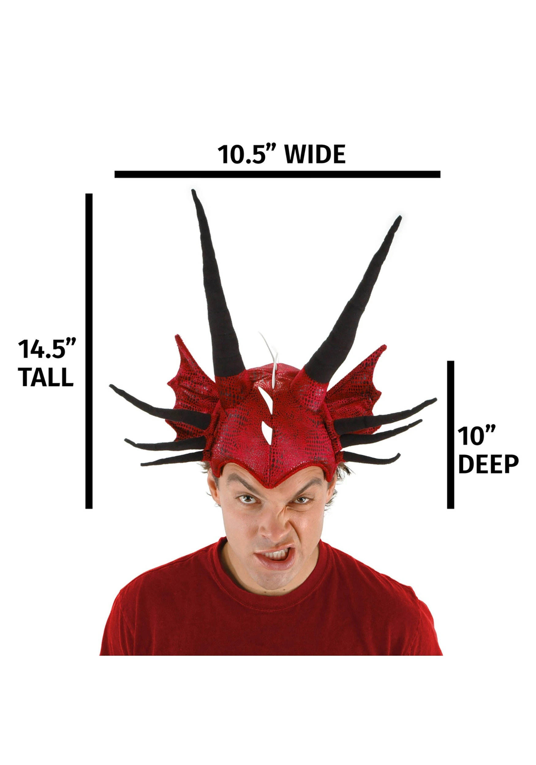 Soft Horned Dragon Costume Hat Accessory 7 Soft Horned Dragon Costume Hat Accessory - Image 7