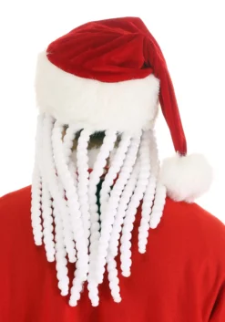 Dread Santa Plush Hat -Fun Costumes Shop dread santa plush hat alt 3