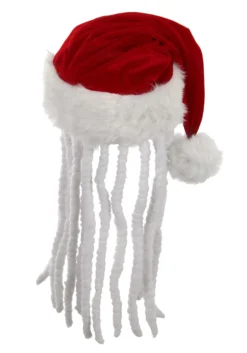 Dread Santa Plush Hat -Fun Costumes Shop dread santa plush hat alt 5