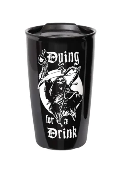 Dying For A Drink Double Walled Travel Mug