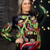 Face The Monster Adult Halloween Sweater