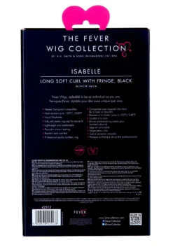 Smiffys Styleable Fever Isabelle Black Wig 4 Smiffys Styleable Fever Isabelle Black Wig -Fun Costumes Shop fever isabelle black wig alt 1