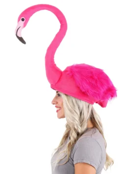 Flamingo Costume Hat 9 Flamingo Costume Hat -Fun Costumes Shop flamingo hat alt 2