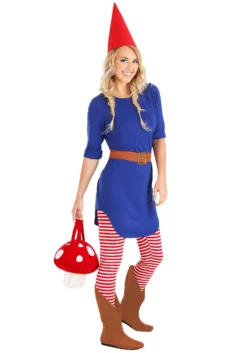 Women's Forever A Gnome Costume -Fun Costumes Shop forever a gnome womens costume alt 2