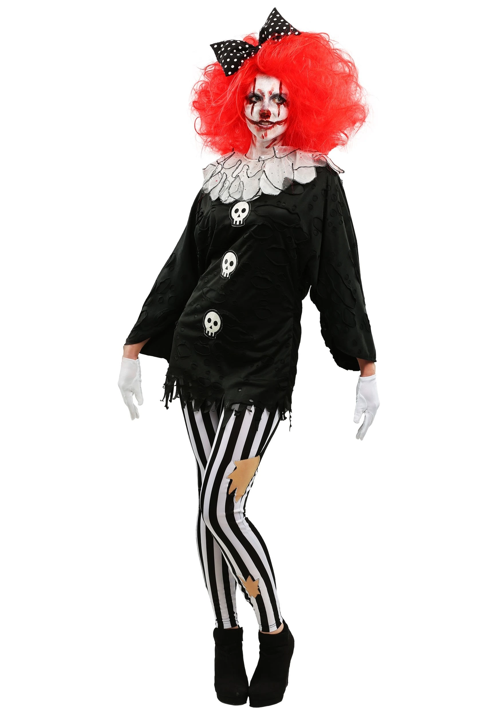 Frightful Clown Women's Costume 1 Frightful Clown Women's Costume