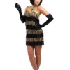 Fringed Gold Flapper Costume