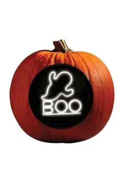 Fun World Neon Ghost Light Pumpkin Carving Kit