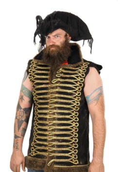 Ghost Pirate Adult Costume Hat 3 Ghost Pirate Adult Costume Hat -Fun Costumes Shop ghost pirate hat alt 1