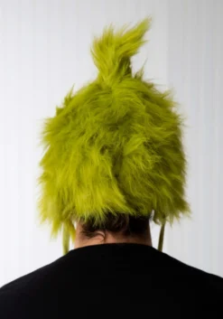 Deluxe Grinch Hoodie Hat 10 Deluxe Grinch Hoodie Hat -Fun Costumes Shop green grinch character hoodie alt 3