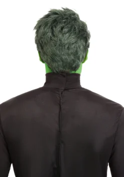 Men's Green Shapeshifting Superhero Wig -Fun Costumes Shop green shapeshifting superhero wig mens alt1