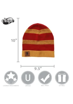Gryffindor Heathered Knit Warm Beanie -Fun Costumes Shop gryffindor heathered knit beanie alt 2