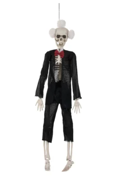 16" Hanging Gothic Skeleton Groom Halloween Decoration -Fun Costumes Shop hanging skeleton groom 16 decoration alt 2