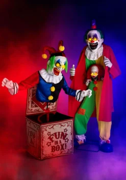 Horrifying Jack In Box Decoration -Fun Costumes Shop horrifying jack in box decoration alt 1
