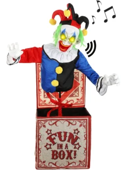 Horrifying Jack In Box Decoration -Fun Costumes Shop horrifying jack in box decoration alt 7