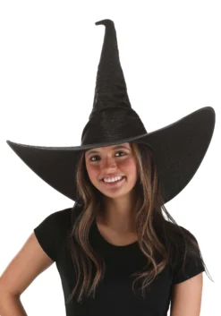 Big Brim Witch Hat -Fun Costumes Shop huge brim witch hat alt 2