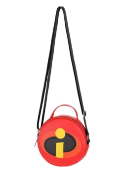 Disney Incredibles Logo Round Crossbody Bag -Fun Costumes Shop incredibles logo round crossbody bag alt 4