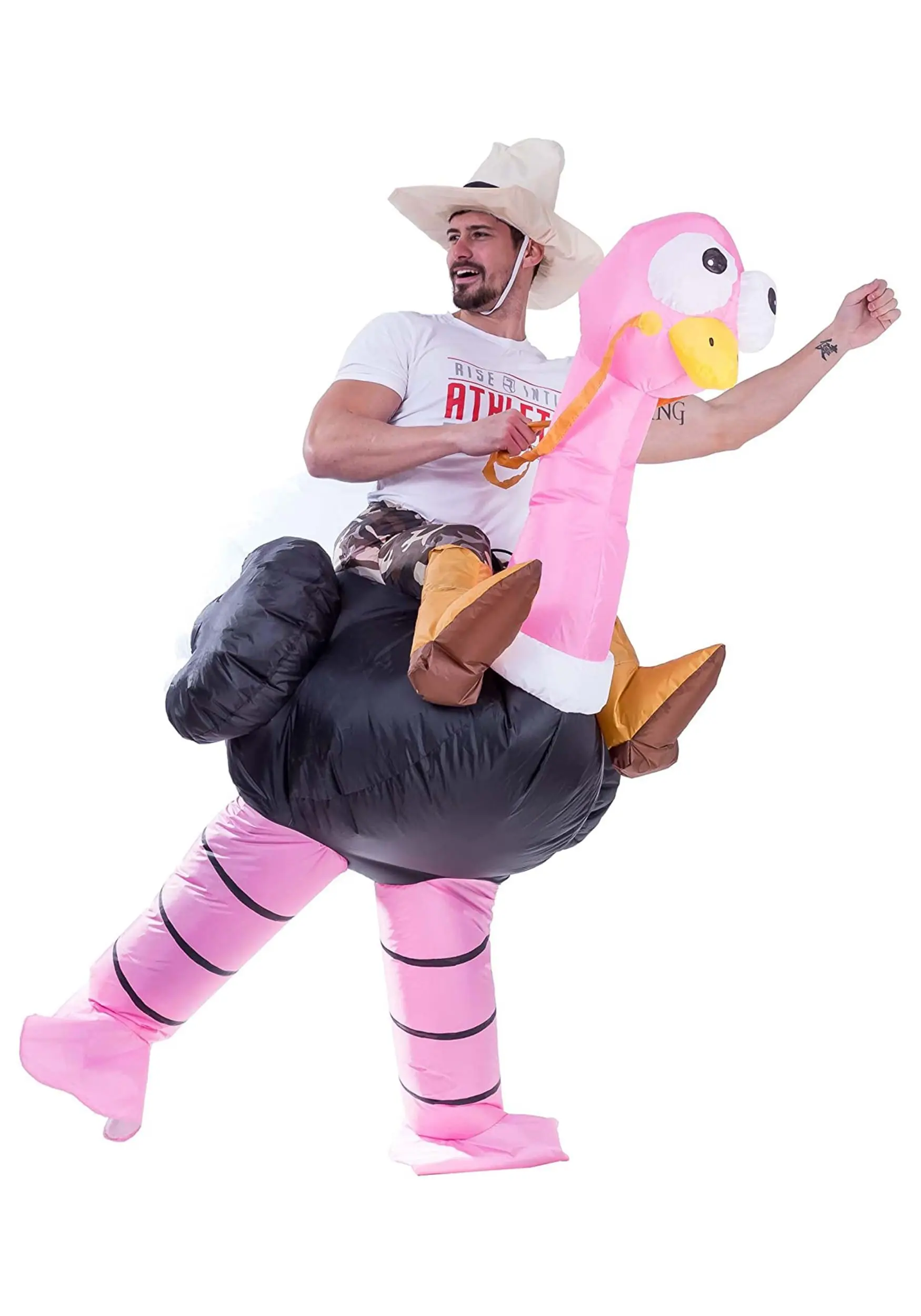 Inflatable Ostrich Ride-On Costume For Adults 1 Inflatable Ostrich Ride-On Costume For Adults