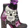 Dance Of The Dead Ankle Boot Heel By Irregular Choice