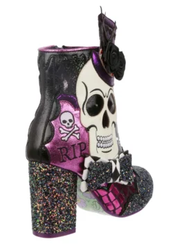 Dance Of The Dead Ankle Boot Heel By Irregular Choice 3 Dance Of The Dead Ankle Boot Heel By Irregular Choice -Fun Costumes Shop irregular choice dance of the dead ankle boot heel alt 1