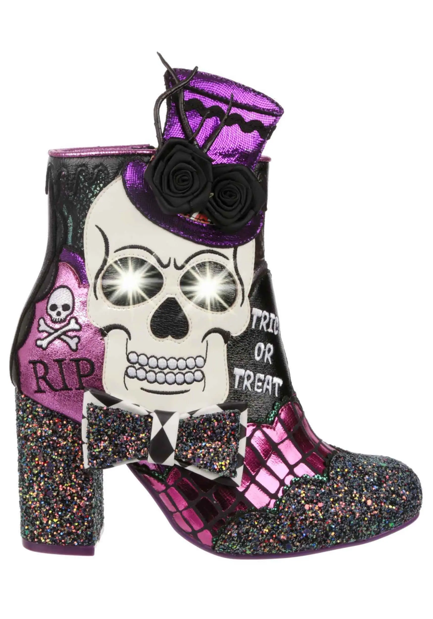 Dance Of The Dead Ankle Boot Heel By Irregular Choice 1 Dance Of The Dead Ankle Boot Heel By Irregular Choice