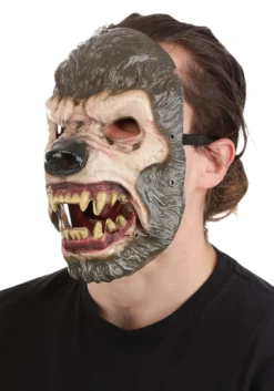 Fun Costumes Shop -Fun Costumes Shop jabbering jaw wolfman mask alt 1
