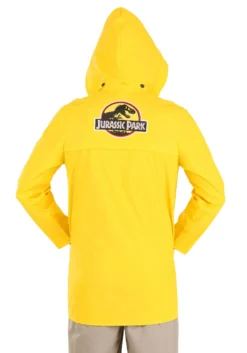 Jurassic Park Costume Yellow Raincoat -Fun Costumes Shop jurassic park yellow raincoat costume alt 1