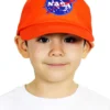 Orange Astronaut Cap For Kids