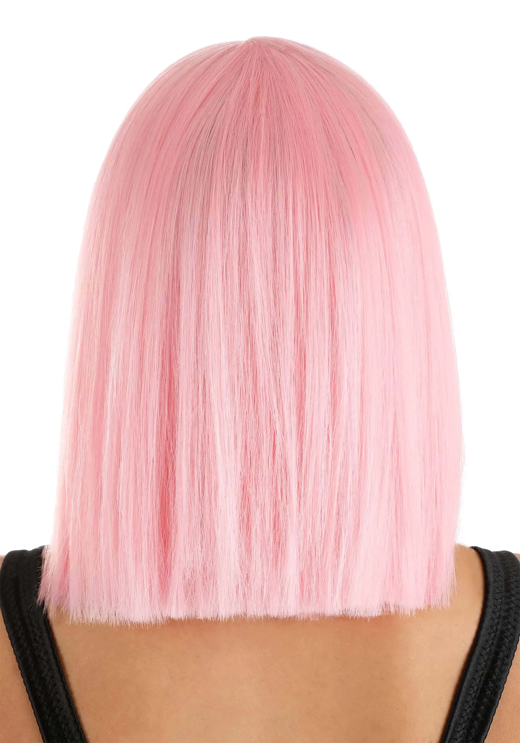 Light Pink Women's Long Bob Wig 3 Light Pink Women's Long Bob Wig - Image 3