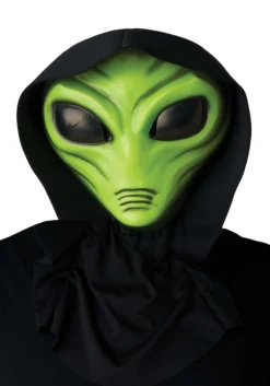 Light Up Green Alien Costume Mask