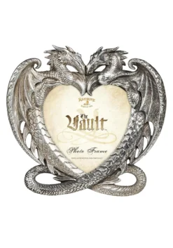 Silver Love Dragon Photo Frame