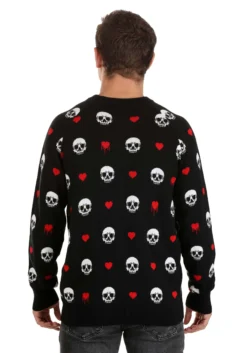 Love Is Dead Valentine's Day Sweater For Adults 17 Love Is Dead Valentine's Day Sweater For Adults -Fun Costumes Shop love is dead valentines day sweater alt 11