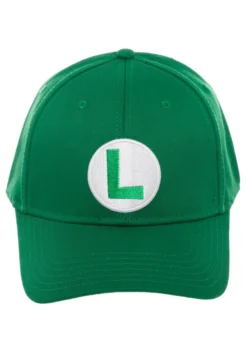 Luigi Flex Fit Cap -Fun Costumes Shop luigi flex fit cap alt 2