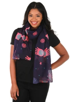 Luna Lovegood Spectrespecs Purple Lightweight Scarf -Fun Costumes Shop luna lovegood spectrespecs lightweight scarf 1