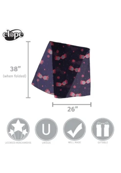 Luna Lovegood Spectrespecs Purple Lightweight Scarf -Fun Costumes Shop luna lovegood spectrespecs lightweight scarf alt 3