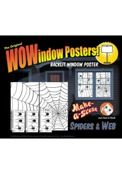 Make A Scene Spider Webs & Stickers -Fun Costumes Shop make a scene spider stickers webs alt 2