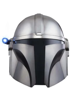 Hasbro Adult Mandalorian Black Series Helmet -Fun Costumes Shop mandalorian black series electronic helmet alt 5