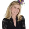 Mardi Gras Top Hat Headband For Adults