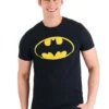 Men's Batman Logo Black T-Shirt