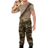 Men's Camo Soldier Costume