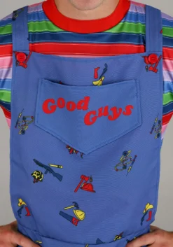 Child's Play Chucky Costume For Men 6 Child's Play Chucky Costume For Men -Fun Costumes Shop mens childs play chucky costume alt 2