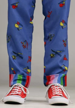 Child's Play Chucky Costume For Men 7 Child's Play Chucky Costume For Men -Fun Costumes Shop mens childs play chucky costume alt 3